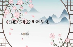 COMEX 5月22日铜综述