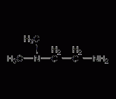 N,N-二甲基-1,2-乙二胺结构式