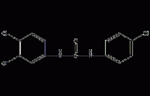3,4,4'-三氯二苯脲结构式