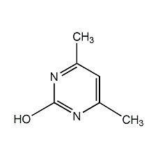 4,6-二甲基-2-羟基嘧啶结构式