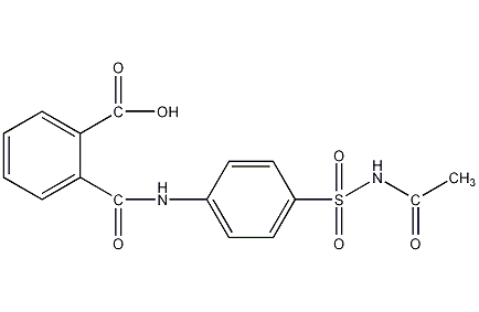 酞磺醋胺结构式