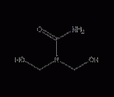 N,N-二羟甲基脲结构式