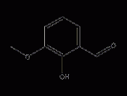 2-羟基-3-甲氧基苯甲醛结构式