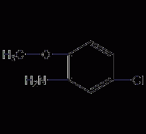 5-氯-2-甲氧基苯胺结构式