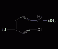 2,4-二氯苄胺结构式