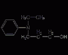 N-乙基-N-(2-羟乙基)苯胺结构式